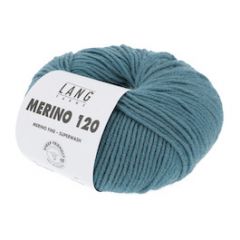 Lang Yarns Merino 120 (274) Donker Jade bij de Breiboerderij                            