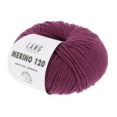 Lang Yarns Merino 120 Donker Cyclaam (280)