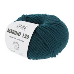 Lang Yarns Merino 120 (288) Petrol bij de Breiboerderij                            