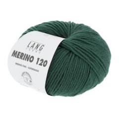 Lang Yarns Merino 120 (318) Legergroen bij de Breiboerderij                            