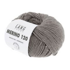 Lang Yarns Merino 120 (326) Donker Beige Gemeleerd bij de Breiboerderij                            
                            