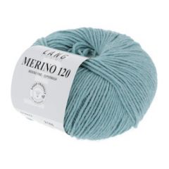 Lang Yarns Merino 120 Aqua gemêleerd (372) bij de Breiboerderij                            