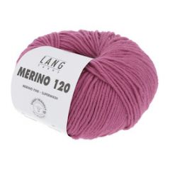 Lang Yarns Merino 120 (465) Pink bij de Breiboerderij!