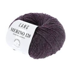  Lang Yarns Merino 120 Gemeleerd Diep paars (480) bij de Breiboerderij                           