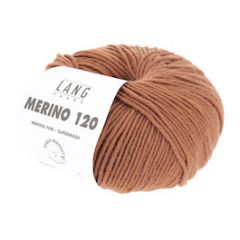 Lang Yarns Merino 120 (515) Nougat bij de Breiboerderij