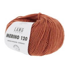 Lang Yarns Merino 120 (559) Oranje/Bruin bij de Breiboerderij