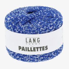 lang yarns paillettes 39.0006 blauw bij de Breiboerderij                            