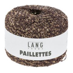 Lang Yarns PAILLETTES (68) Donker Bruin