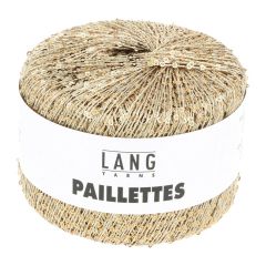 Lang Yarns PAILLETTES (96) Beige Goud                            