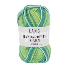 Lang Yarns HANDARBEITSGARN color (17) Groen gestreept bij de Breiboerderij