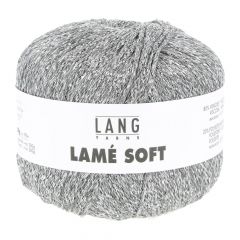 Lang Yarns LAMÉ SOFT (24) Grijs/zilver
