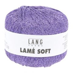 Lang Yarns LAMÉ SOFT (46) Paars/zilver