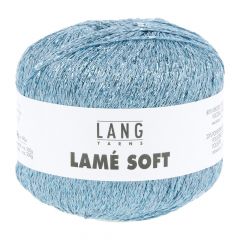 Lang Yarns LAMÉ SOFT (72) Turquoise/zilver