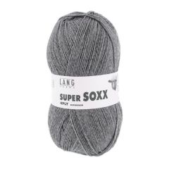 Lang Yarns Super Soxx 4 ply (uni) (05) Donker Grijs Melange                            