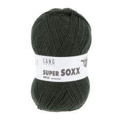 Lang Yarns Super Soxx 4 ply (uni) (05) Donker Grijs Melange                            