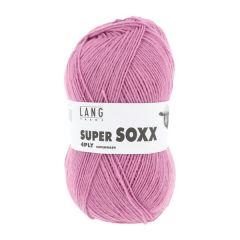 Lang Yarns Super Soxx 4 ply (uni) (05) Donker Grijs Melange                            