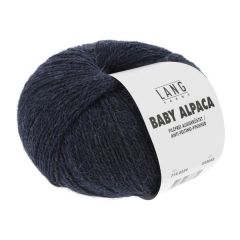 Lang Yarns Baby Alpaca (234) Donker Grijs bij de Breiboerderij                            