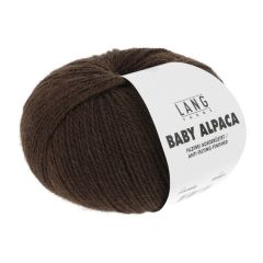 Lang Yarns Baby Alpaca (368) Chocolade bij de Breiboerderij                            