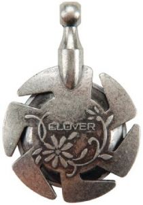 Clover Thread Cutter Pendant draadsnijder Amulet bij de Breiboerderij