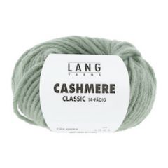 Lang Yarns Cashmere Classic (93) Vergrijsd Groen bij de Breiboerderij