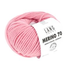 Lang Yarns Merino 70 (129) Watermeloen Rose, bij de Breiboerderij                                  
