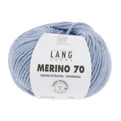 Lang Yarns Merino 70 Lichtblauw (320) bij de Breiboerderij