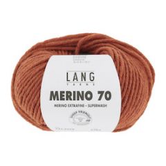 Lang Yarns Merino 70 Diep Donker Rood (164) bij de Breiboerderij