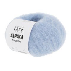 Lang Yarns Alpaca Superlight (120) Hemelsblauw bij de Breiboerderij