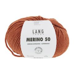Lang Yarns Merino 50 Oranje (359) bij de Breiboerderij