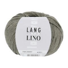 Lang Yarns Lino (97) Donker Olijf  bij de Breiboerderij