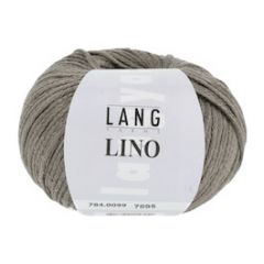 Lang Yarns Lino (99) Taupe  bij de Breiboerderij