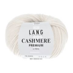 Lang Yarns Cashmere Premium (02) Offwhite bij de Breiboerderij