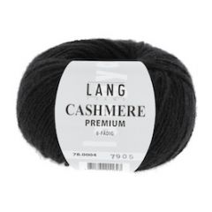 Lang Yarns Cashmere Premium (04) Zwart bij de Breiboerderij                            