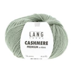 Lang Yarns Cashmere Premium (92) Licht Vergrijsd Groen bij de Breiboerderij