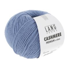 Lang Yarns Cashmere Premium (190) Blauw bij de Breiboerderij                              