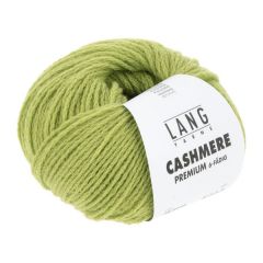 Lang Yarns Cashmere Premium (216) Appelgroen bij de Breiboerderij                             