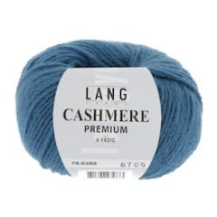 Lang Yarns Cashmere Premium (288) Petrol bij de Breiboerderij