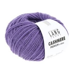 Lang Yarns Cashmere Premium (346) Donker Lila bij de Breiboerderij                            