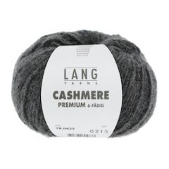 Lang Yarns Cashmere Premium (425) Blauw / Grijs bij de Breiboerderij