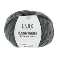 Lang Yarns Cashmere Premium (488) Grijs bij de Breiboerderij