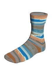 Lang Yarns Super Soxx Color 4 ply SeaSoxx (414)  North Atlantic