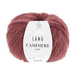 Lang Yarns Cashmere Light (64) Donker Rood bij de Breiboerderij