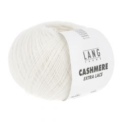 Lang Yarns Cashmere Extra Lace (01) Wit