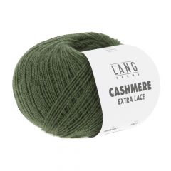 Lang Yarns Cashmere Extra Lace (98) Donker Olijf