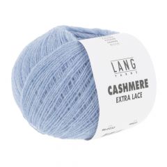 Lang Yarns Cashmere Extra Lace (233) Licht Jeans Gemeleerd