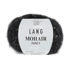 Lang Yarns Mohair Fancy (04) Zwart bij de Breiboerderij