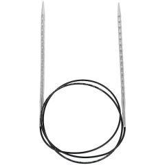 AddiNovel LACE Ergonomische Rondbreinaald - Black Edition - 80cm - 3,75 mm