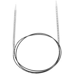 AddiNovel LACE Ergonomische Rondbreinaald - Black Edition - 100cm - 5 mm bij de Breiboerderij                            