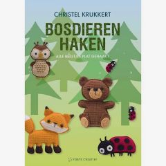 Bosdieren Haken - Christel Krukkert - alle dieren plat gehaakt bij de Breiboerderij                            
