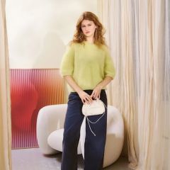 Breipakket IVY TEE collectie 2502 Sandnes Garn  - Ballerina Chunky - patroon in engels bij de Breiboerderij                            